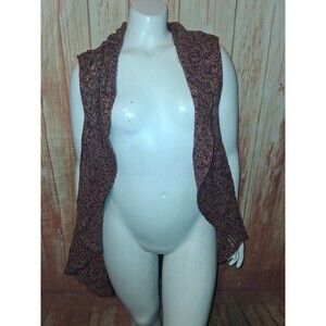 Beverly Drive Multicolor Heather Vest Sz 1X